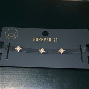 Gold & Black Studded Choker